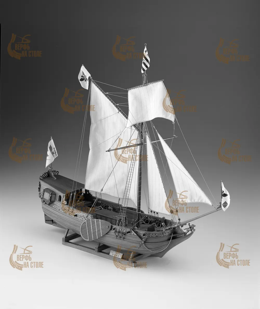 Чертеж яхты Yacht D'Oro, масштаб 1:50 Чертеж яхты Yacht D'Oro, масштаб 1:50