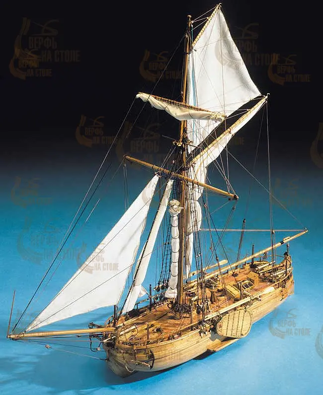 Модель корабля своими руками Dutch Gun Boat N2 Модель корабля своими руками Dutch Gun Boat N2
