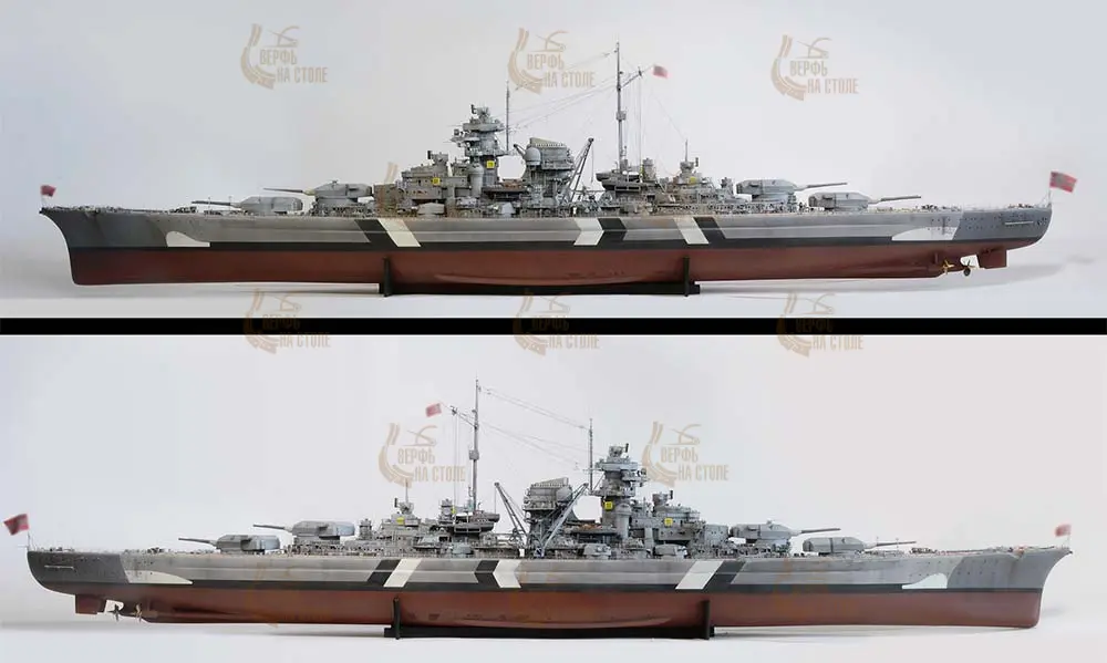 модель корабля Bismarck (Бисмарк) модель корабля Bismarck (Бисмарк)