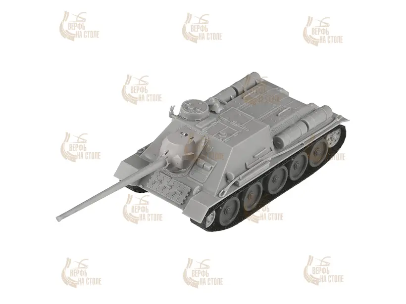 Советская САУ "СУ-100" (сборка без клея) Советская САУ "СУ-100" (сборка без клея)