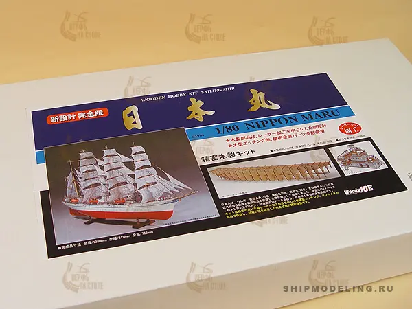 деревянная модель парусника Nippon Maru деревянная модель парусника Nippon Maru