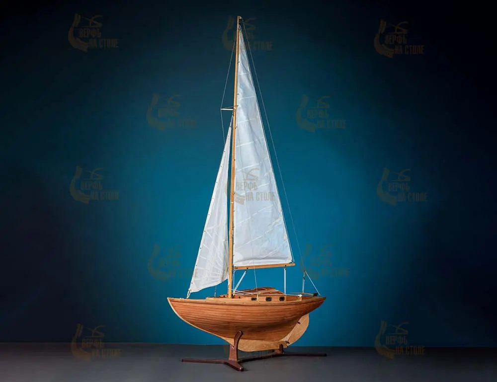 Модель Яхта Folkboat, комплектация Продвинутая Модель Яхта Folkboat, комплектация Продвинутая