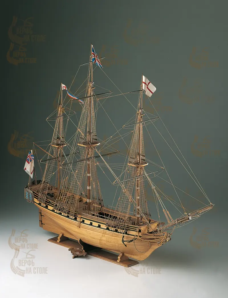 деревянная модель корабля HMS Unicorn деревянная модель корабля HMS Unicorn