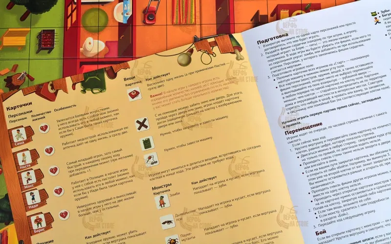 Настольная игра: Зомби в доме Настольная игра: Зомби в доме