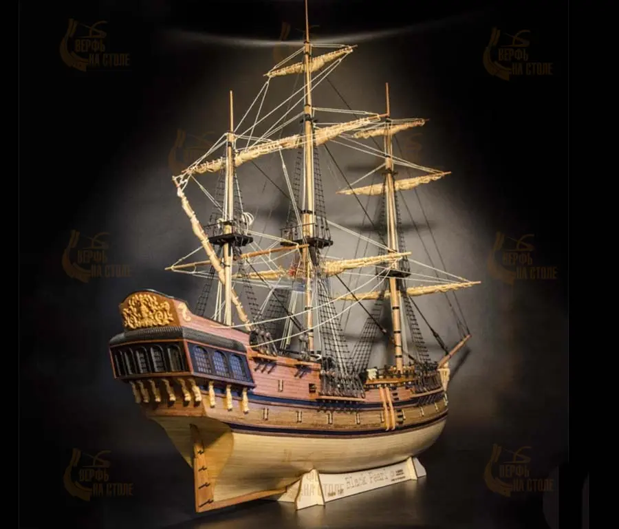 модель корабля для сборки Black Pearl (Черная Жемчужина), 533 мм модель корабля для сборки Black Pearl (Черная Жемчужина), 533 мм