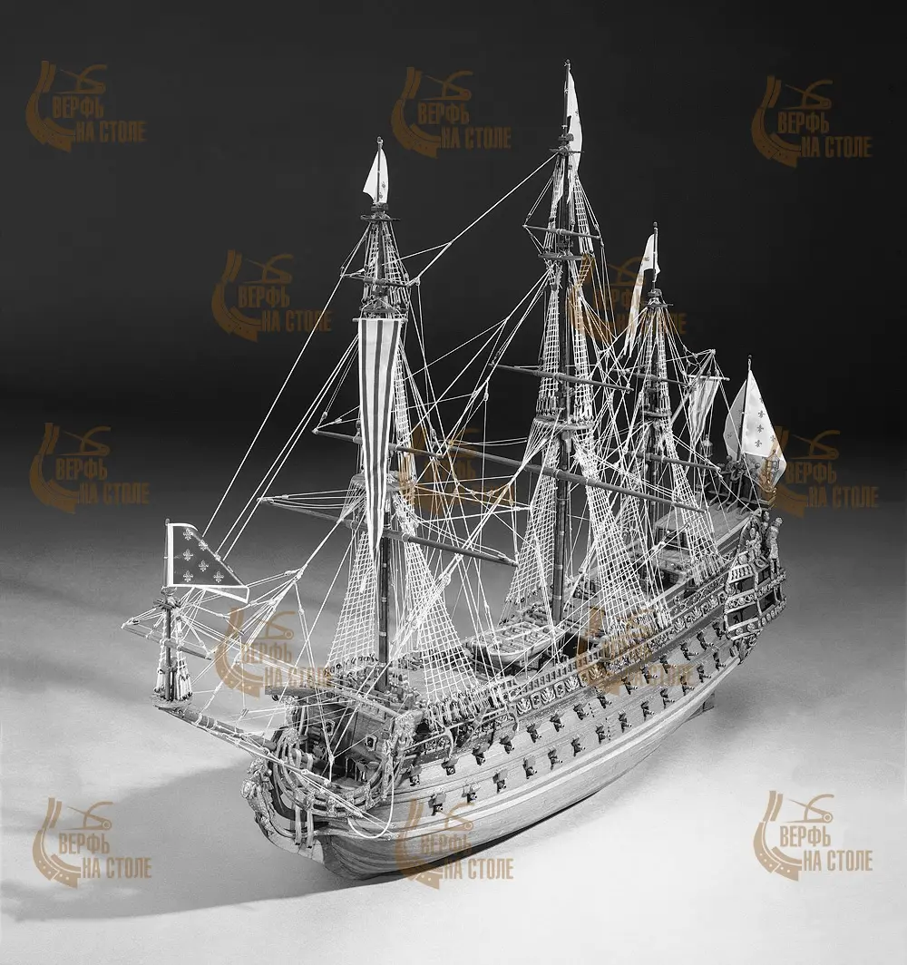 Чертеж корабля Le Soleil Royal Чертеж корабля Le Soleil Royal
