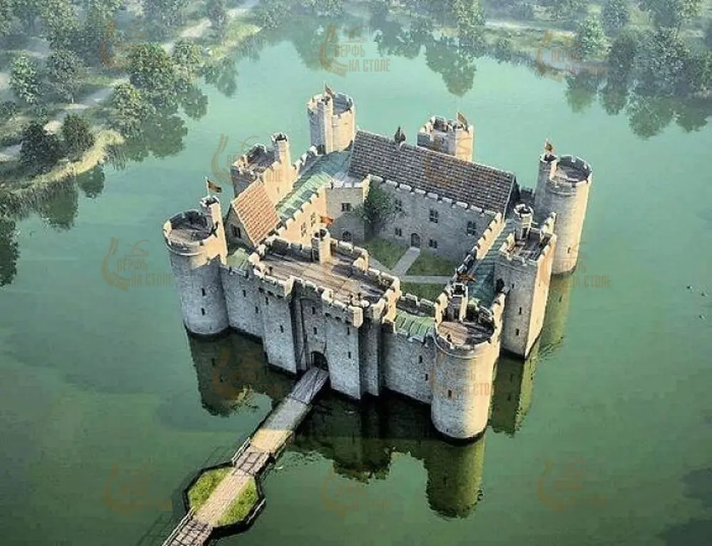керамический конструктор купить Замок Bodiam, 5850 деталей керамический конструктор купить Замок Bodiam, 5850 деталей