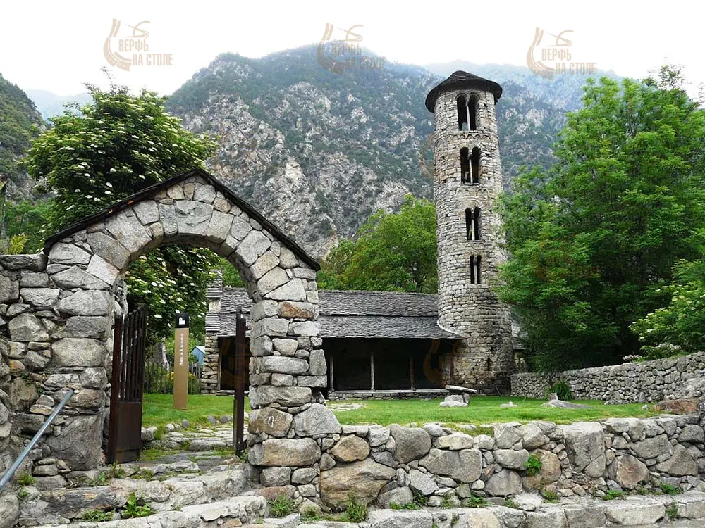 керамический конструктор Церковь de Santa Coloma керамический конструктор Церковь de Santa Coloma