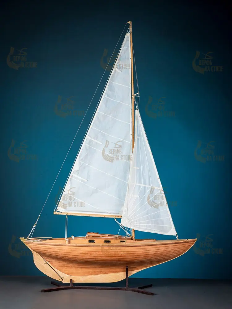 Модель Яхта Folkboat, комплектация Продвинутая Модель Яхта Folkboat, комплектация Продвинутая