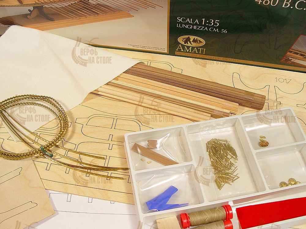 модель корабля Greek Bireme модель корабля Greek Bireme