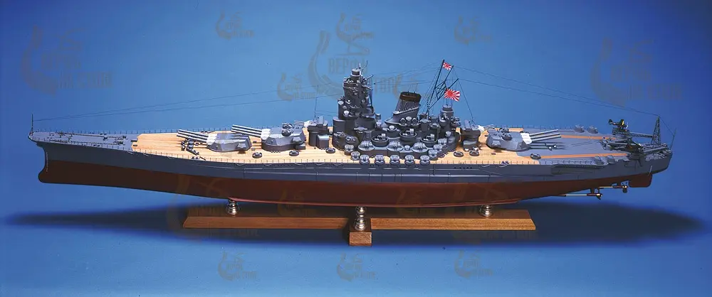 деревянная модель корабля Yamato деревянная модель корабля Yamato