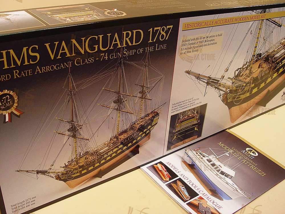 модель корабля HMS Vanguard модель корабля HMS Vanguard