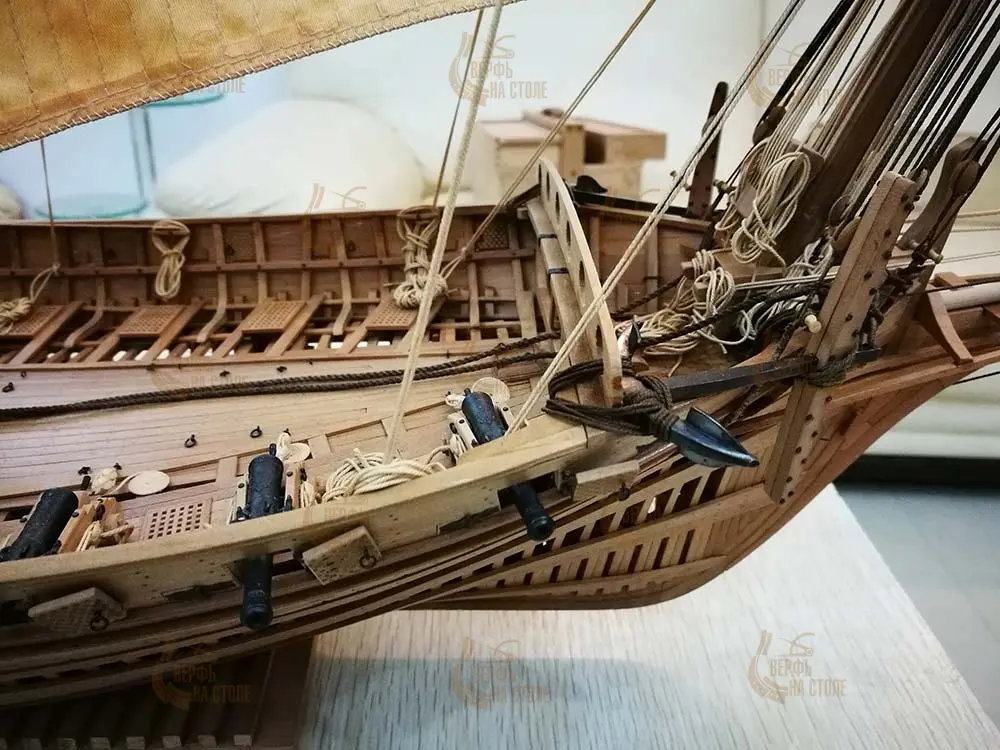 модель корабля для сборки Le Requin 1750 (адмиралтейская версия) модель корабля для сборки Le Requin 1750 (адмиралтейская версия)