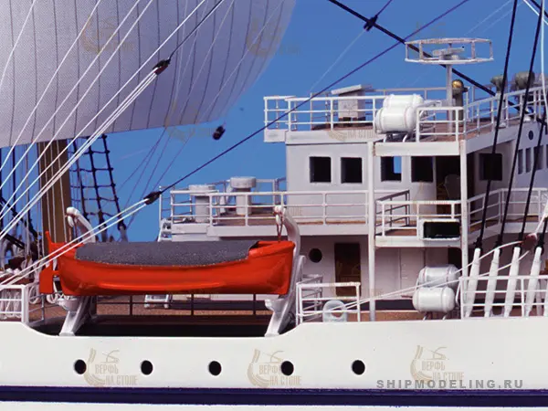 деревянная модель парусника Nippon Maru деревянная модель парусника Nippon Maru