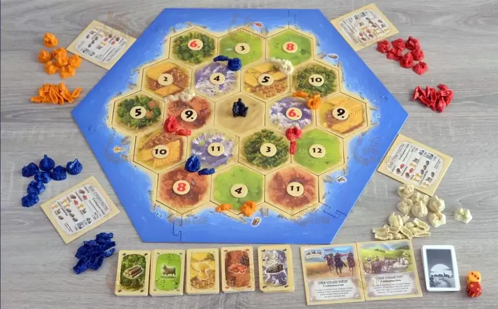 Настольная игра: Колонизаторы (4-е рус. изд.) Настольная игра: Колонизаторы (4-е рус. изд.)
