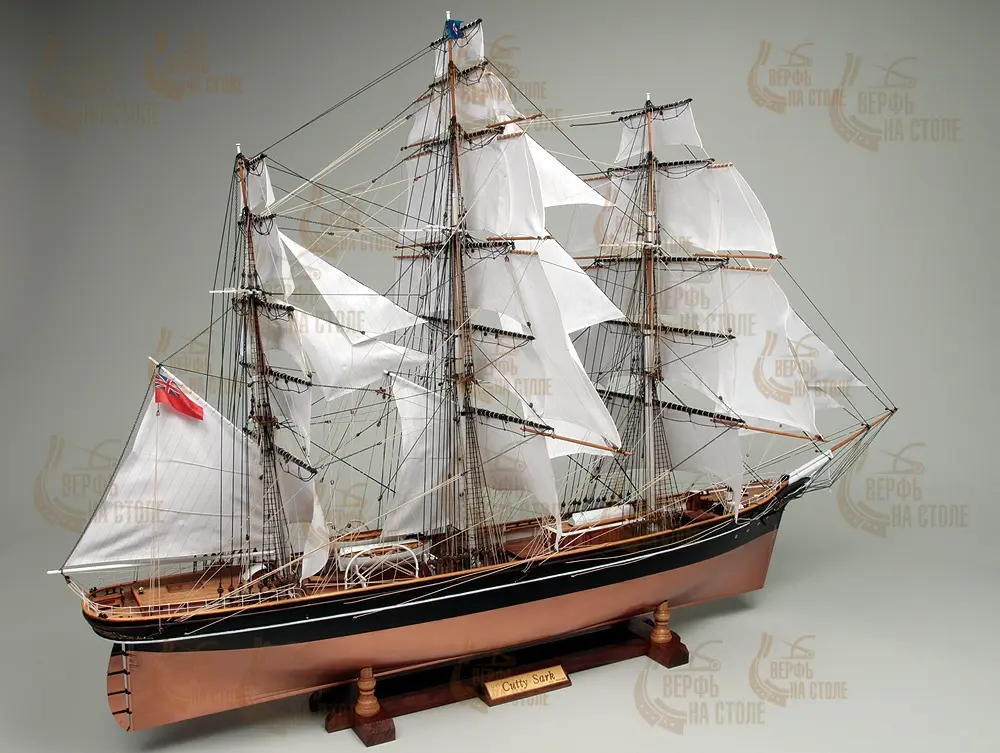 деревянная модель парусника Cutty Sark деревянная модель парусника Cutty Sark