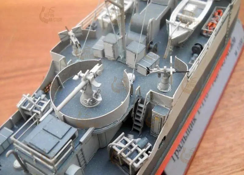 Модель из картона Тральщик Т-116