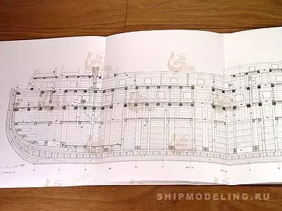 Чертежи 74 пушечного корабля