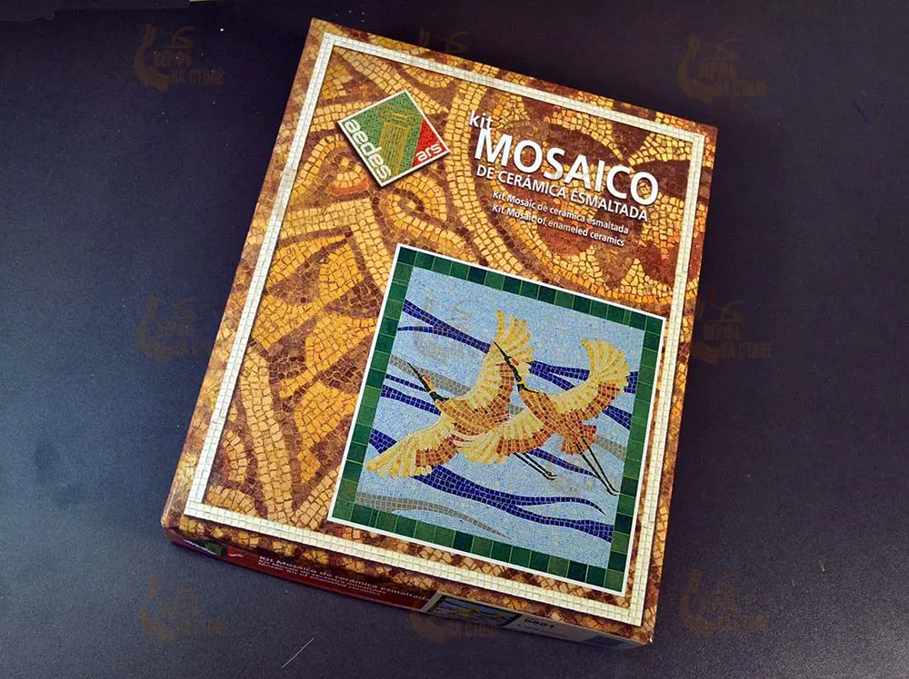 Керамическая мозаика Журавли, 30х30 см, 4500 деталей Керамическая мозаика Журавли, 30х30 см, 4500 деталей