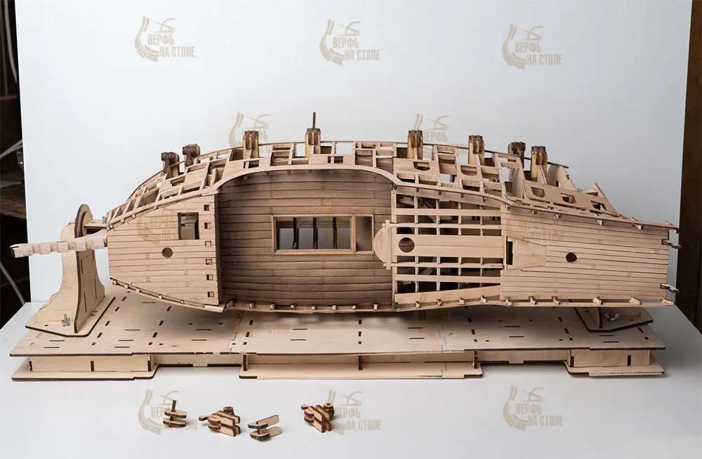 Стапель для "San Bartolome" Стапель для "San Bartolome"