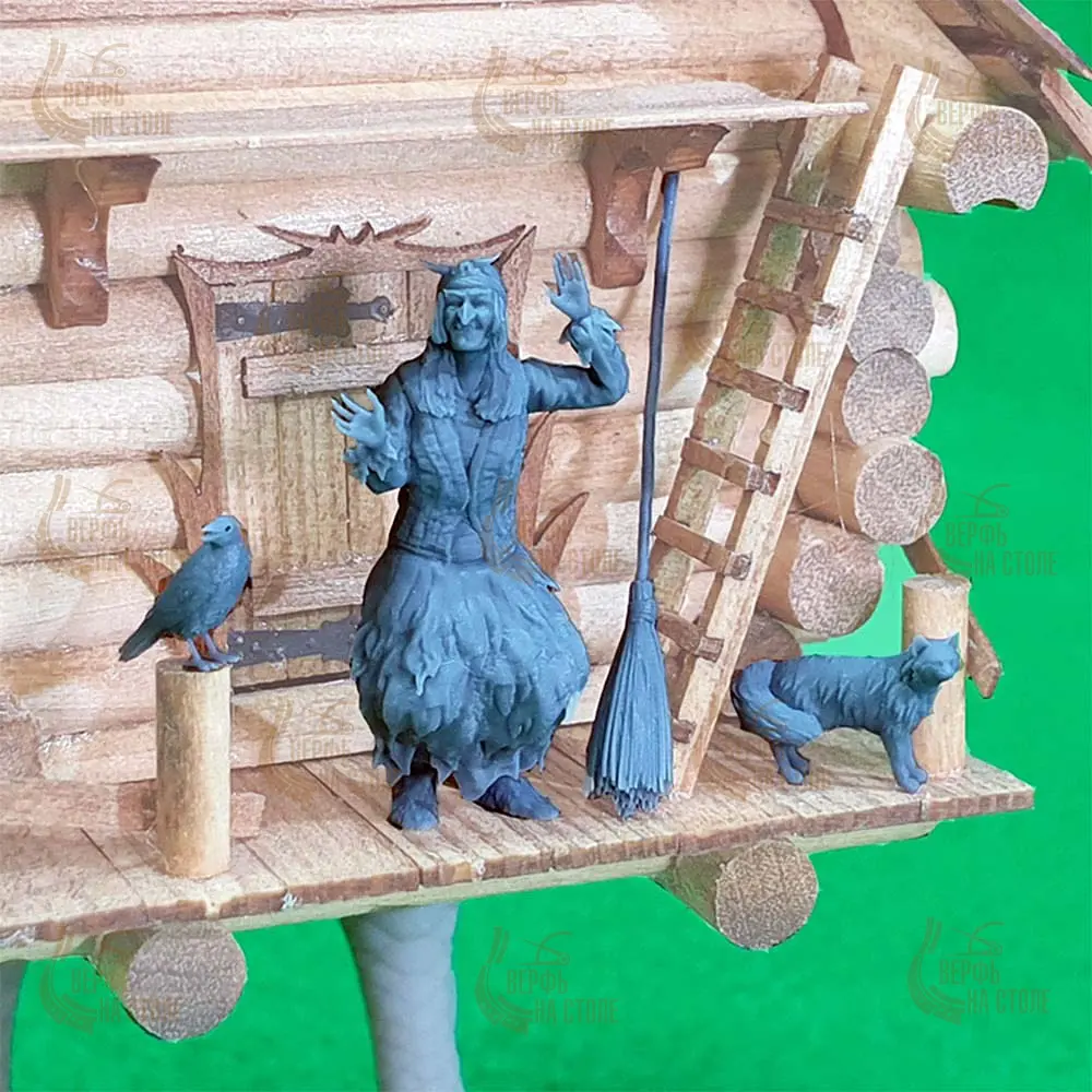 Фигурка Баба-Яга масштаб 1:72 Фигурка Баба-Яга масштаб 1:72