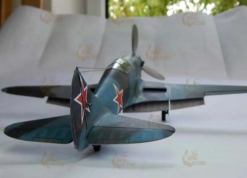 Модель из бумаги Истребитель ИТП-М-2 Поликарпова Модель из бумаги Истребитель ИТП-М-2 Поликарпова