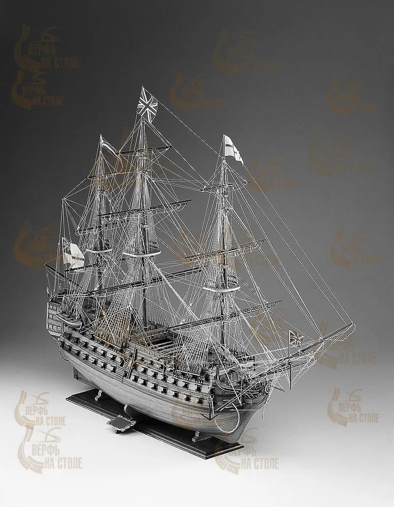 Чертеж корабля HMS VICTORY
