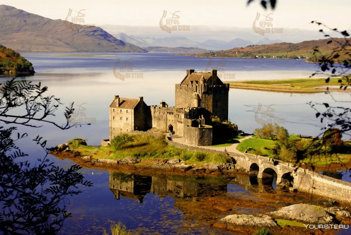 керамический конструктор купить Замок Eilean Donan керамический конструктор купить Замок Eilean Donan