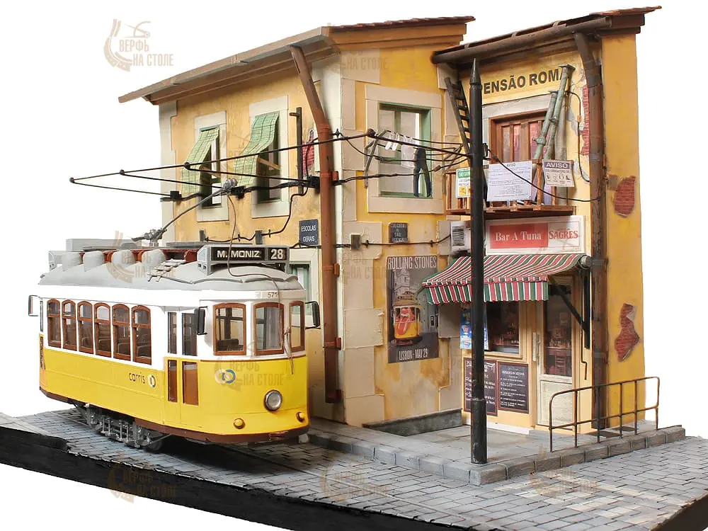 модель трамвая Диорама Lisboa модель трамвая Диорама Lisboa