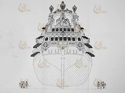 De L'Ambitieux (le trois-ponts de Tourville), 1680 + чертежи De L'Ambitieux (le trois-ponts de Tourville), 1680 + чертежи