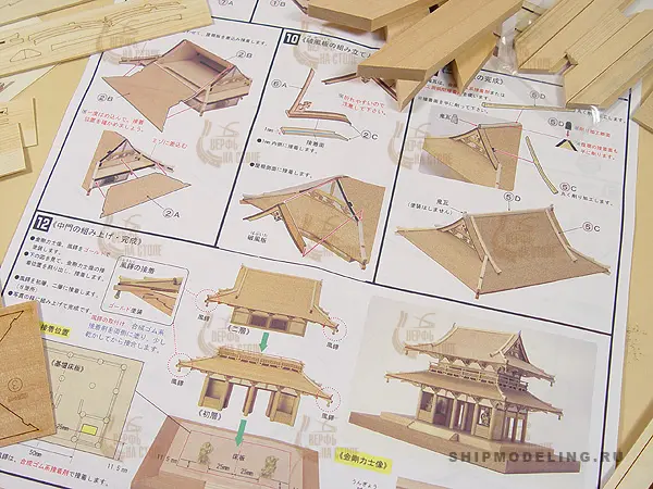 Ворота Horyu-Ji Ворота Horyu-Ji