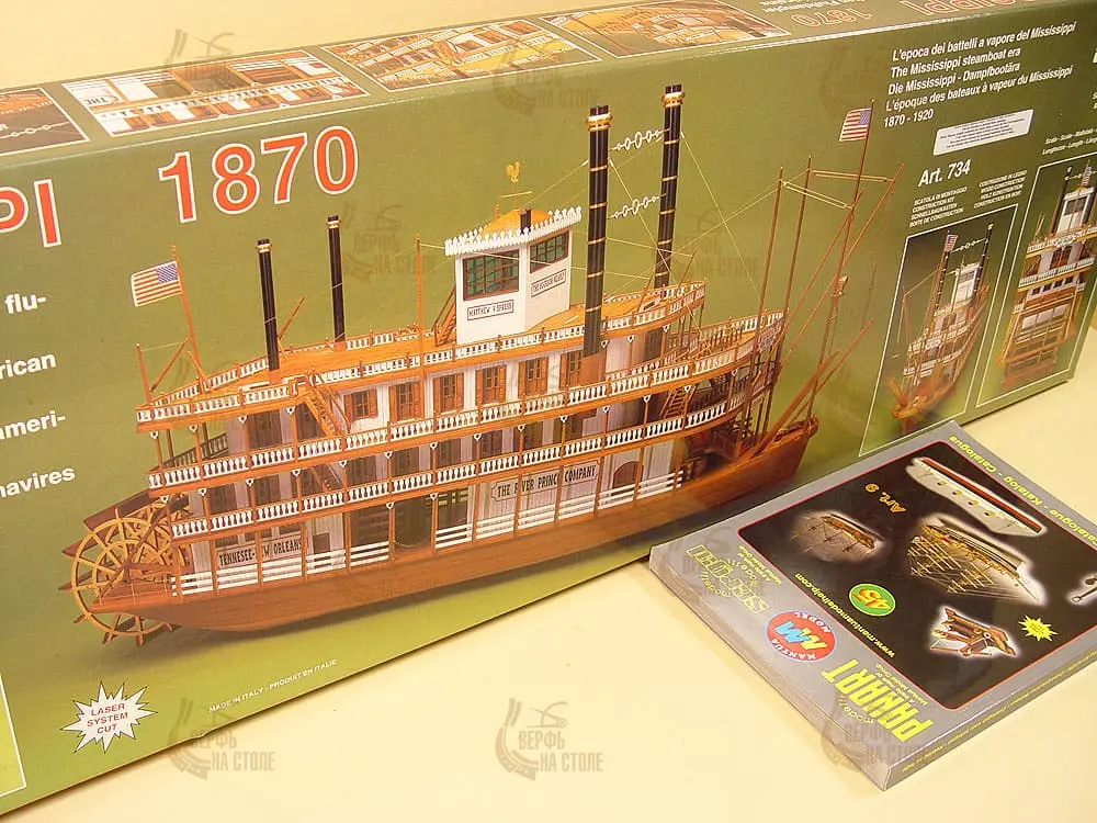 Модель парохода своими руками Mississippi Riverboat Модель парохода своими руками Mississippi Riverboat