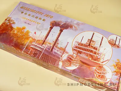 модель корабля для сборки Mississippi 1870 модель корабля для сборки Mississippi 1870
