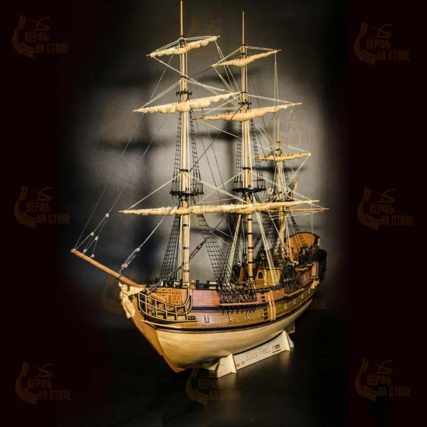 модель корабля для сборки Black Pearl (Черная Жемчужина), 533 мм модель корабля для сборки Black Pearl (Черная Жемчужина), 533 мм