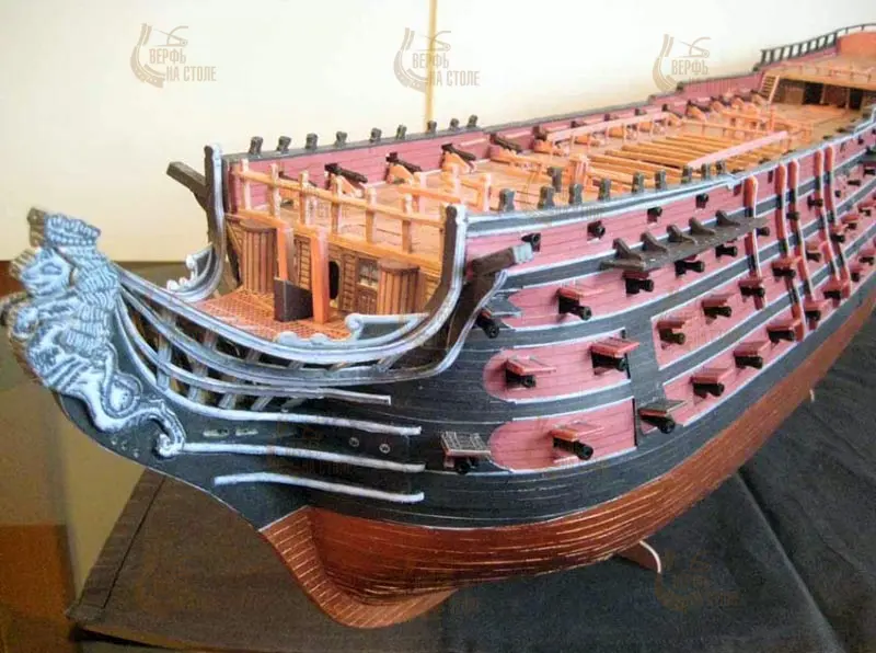 Santisima Trinidad бумажная модель Santisima Trinidad бумажная модель