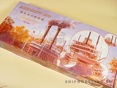 модель корабля для сборки Mississippi 1870 модель корабля для сборки Mississippi 1870
