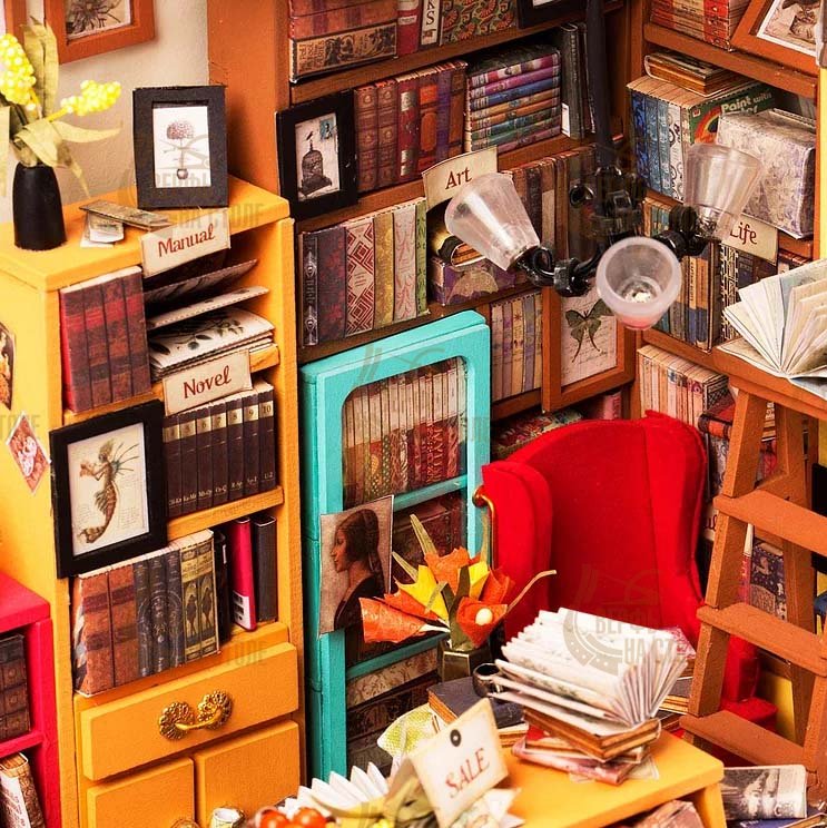 Книжный магазинчик, серия стандарт, подсветка Книжный магазинчик, серия стандарт, подсветка
