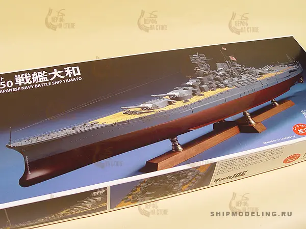 деревянная модель корабля Yamato деревянная модель корабля Yamato