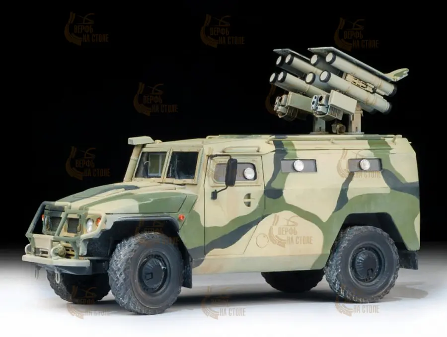 Российский бронеавтомобиль ГАЗ "Тигр" с ПТРК "Корнет-Д"