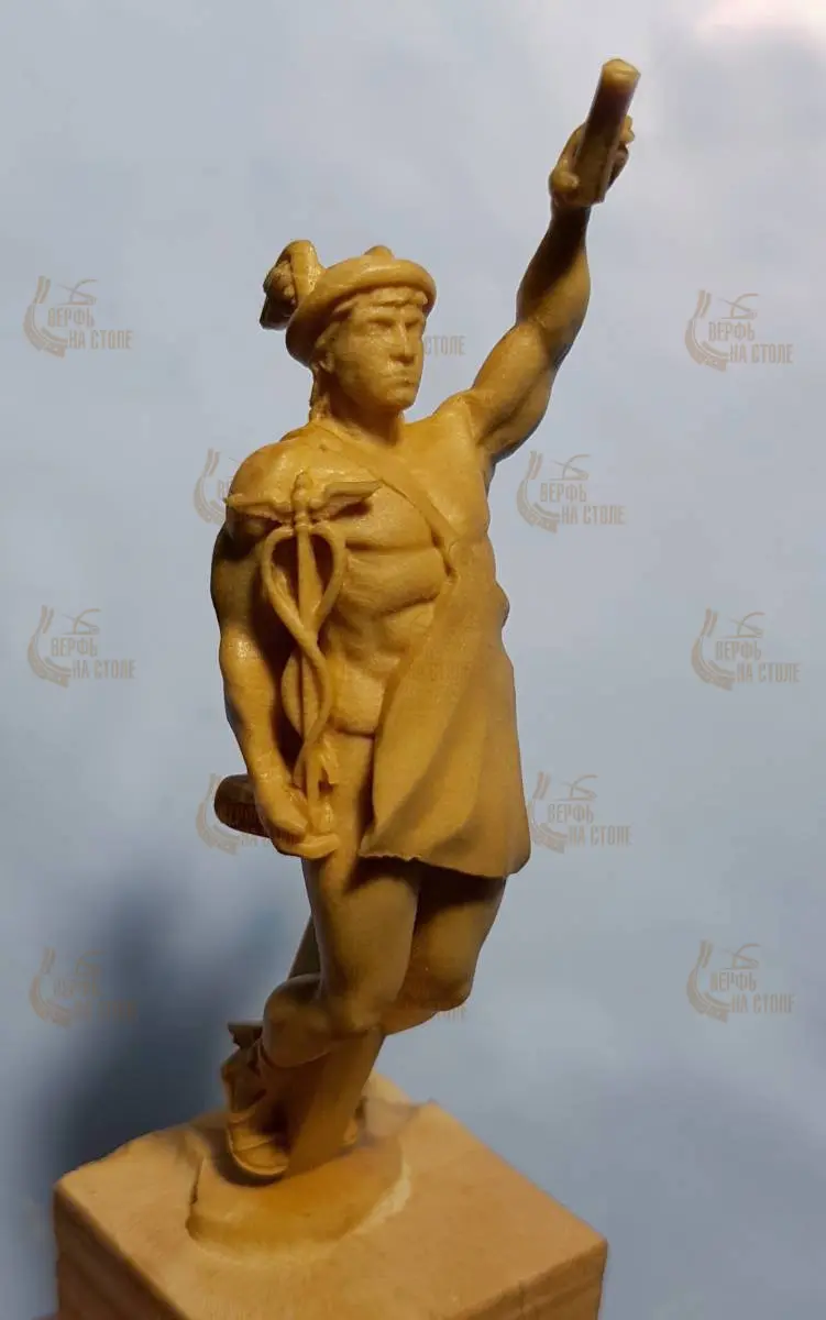 Носовая фигура для модели корабля "Меркурий" (ростовая), дерево, масштаб 1:64 Носовая фигура для модели корабля "Меркурий" (ростовая), дерево, масштаб 1:64