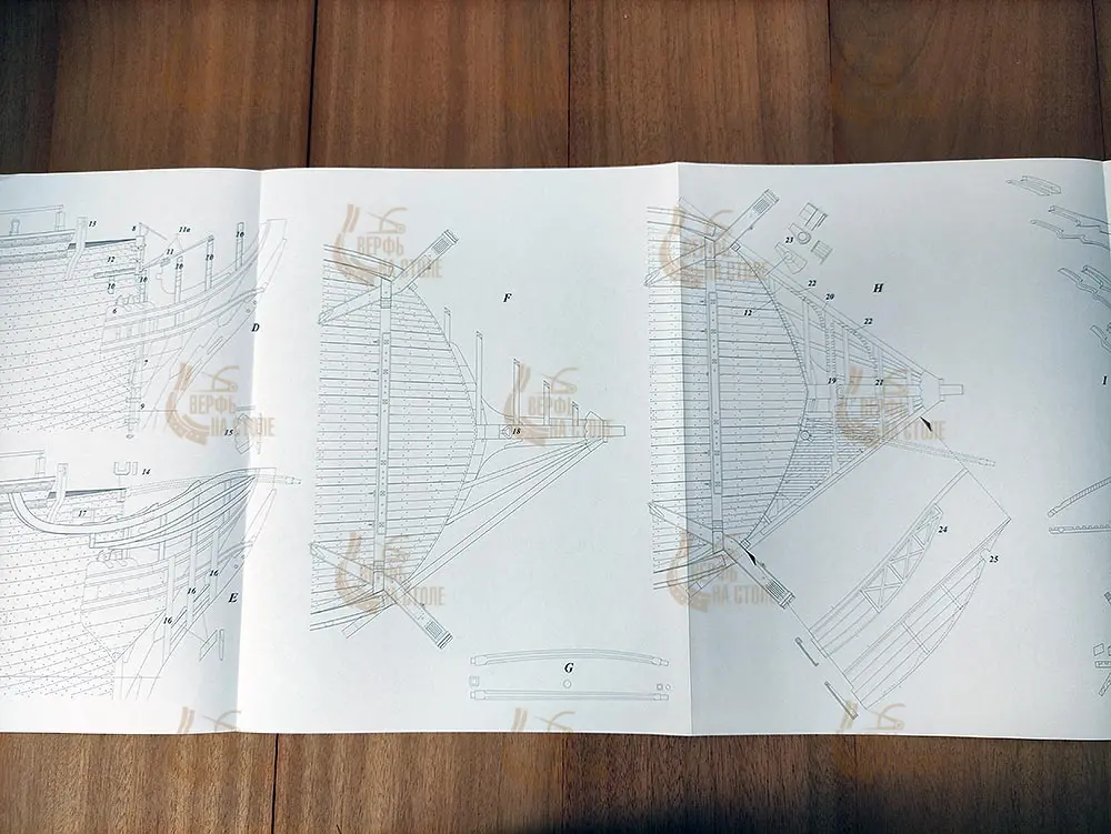 Egyptienne, 1799 + чертежи Egyptienne, 1799 + чертежи