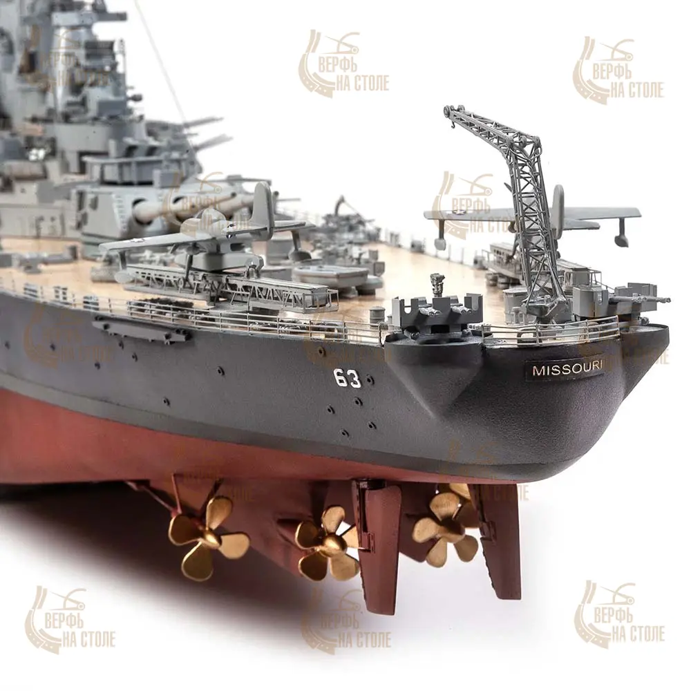 модель корабля своими руками USS Missouri BB-63 модель корабля своими руками USS Missouri BB-63