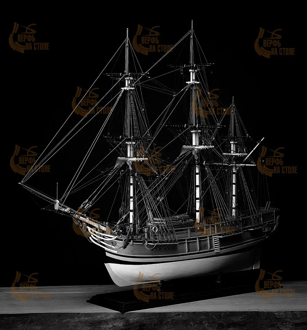 Чертеж корабля HMS Bounty