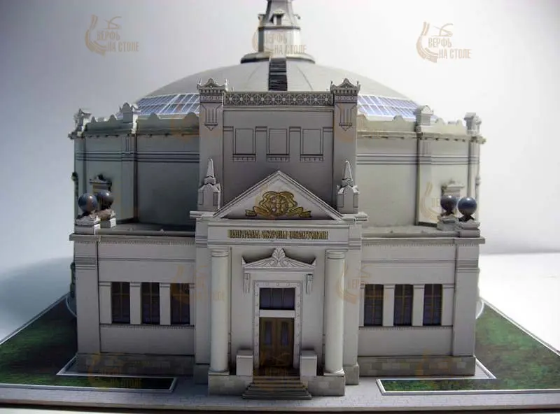 Модель из бумаги Музей "Обороны Севастополя" Модель из бумаги Музей "Обороны Севастополя"