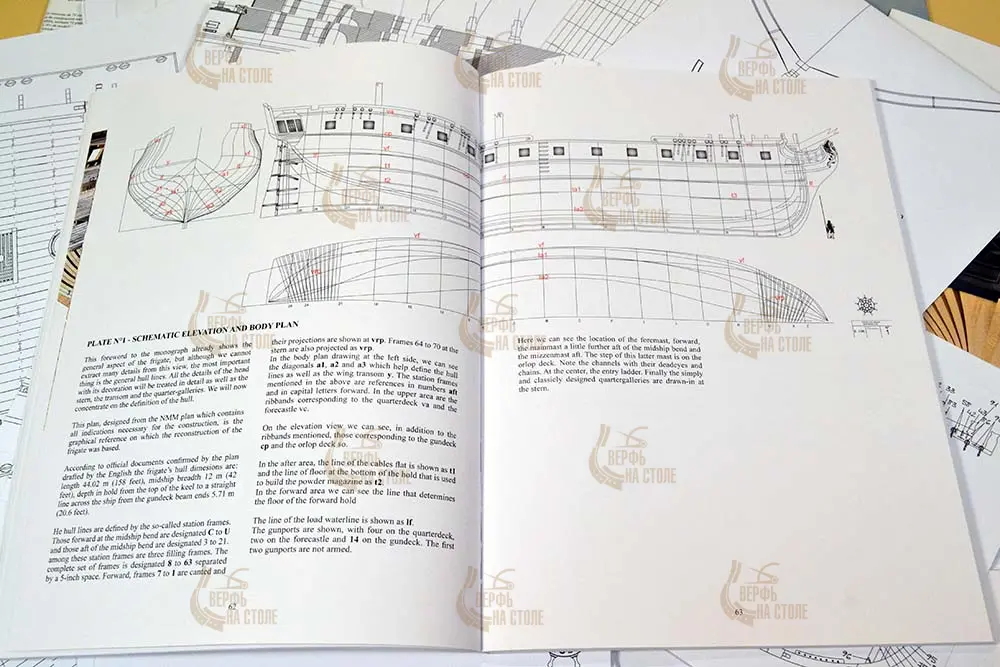 La Mahonesa, 1789 + чертежи 1/48 La Mahonesa, 1789 + чертежи 1/48