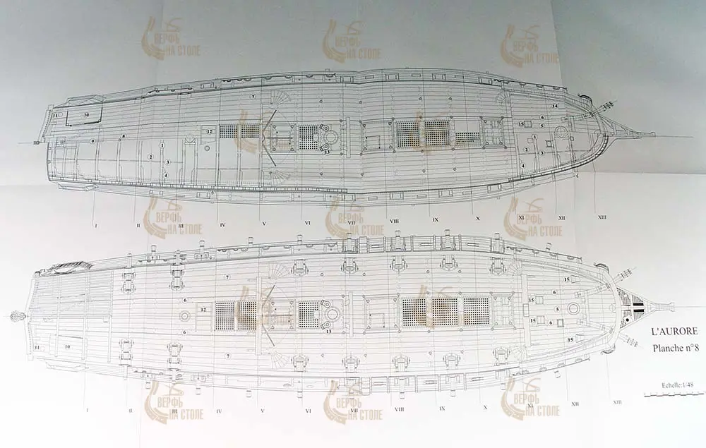 L'Aurore fregate legere 1697 + чертежи L'Aurore fregate legere 1697 + чертежи