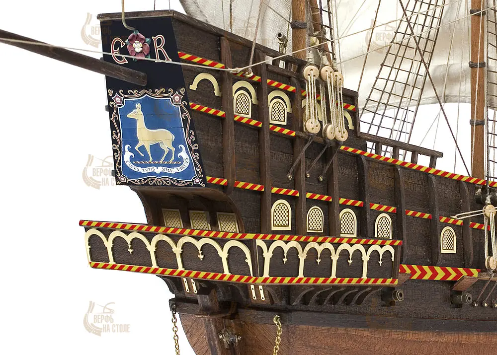 модель корабля своими руками Golden Hind