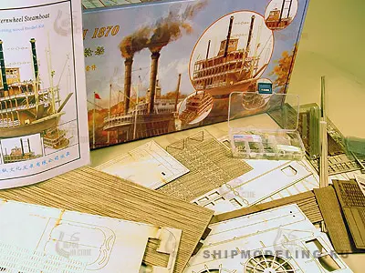 модель корабля для сборки Mississippi 1870 модель корабля для сборки Mississippi 1870