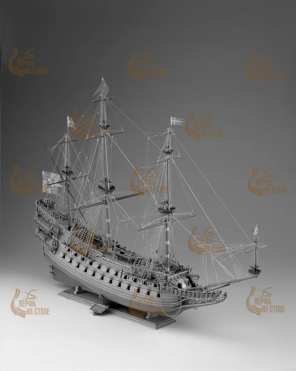Чертеж корабля Wasa, масштаб 1:75 Чертеж корабля Wasa, масштаб 1:75